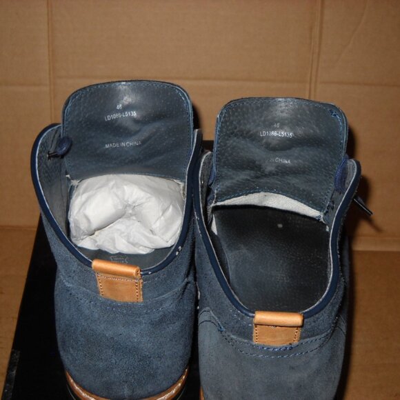 BROWNS B2 DESSERT CHUKKA BOOT SIZE 12 EUR46 IN BLUE SUEDE - Picture 7 of 8